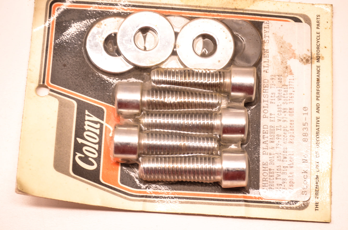 Colony 8835-10, 3769 Allen Head Screws & Washers Qty 5 NOS