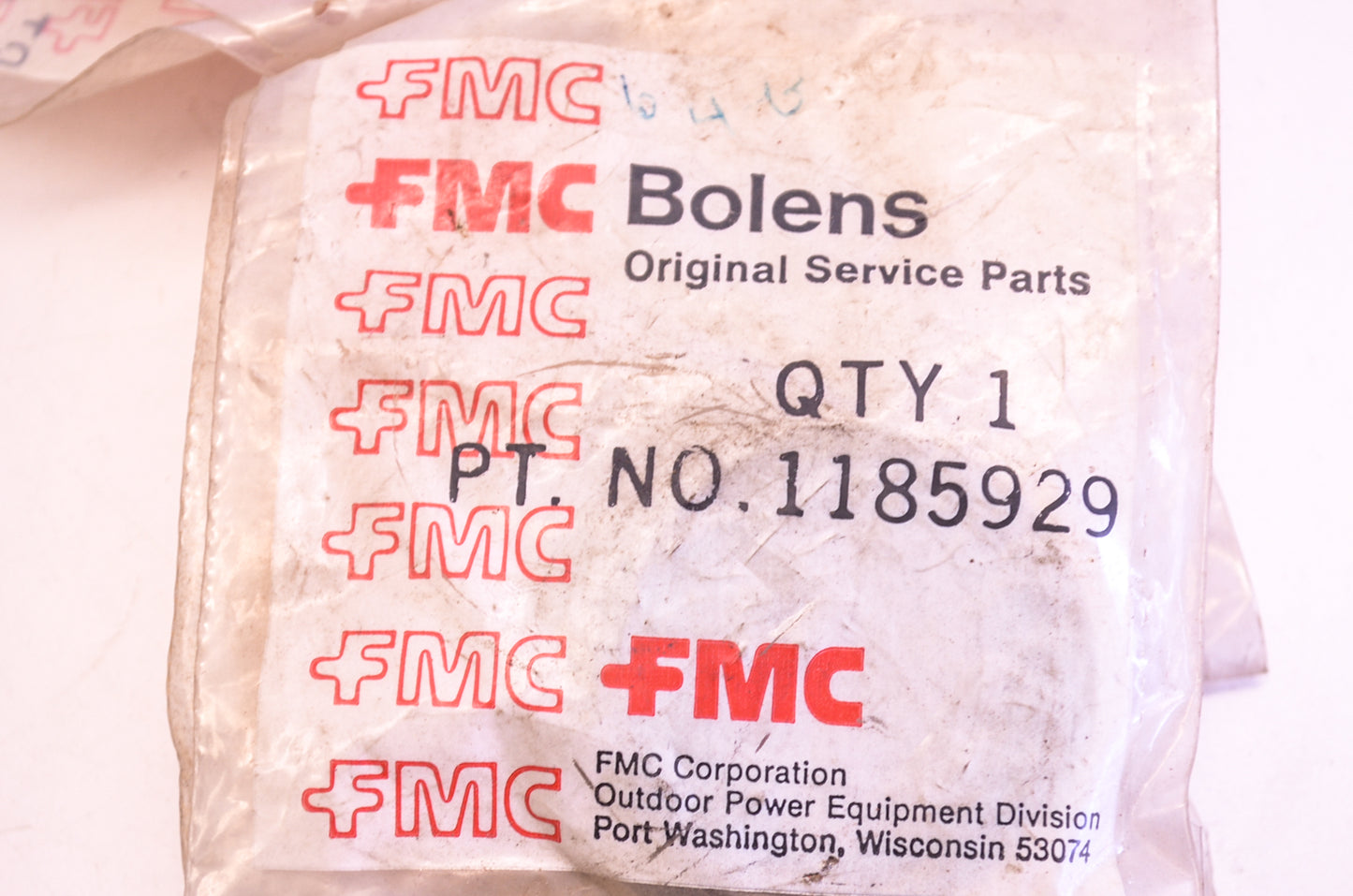 Bolens 1185929 Seal NOS