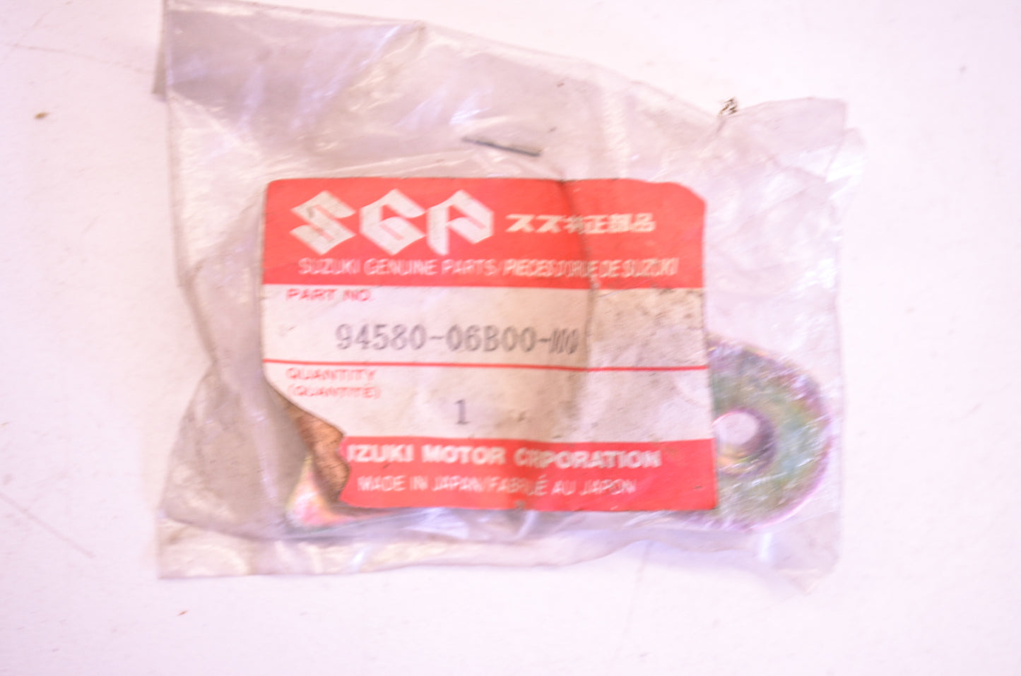 New OEM Suzuki 94580-06B00-000 Bracket NOS