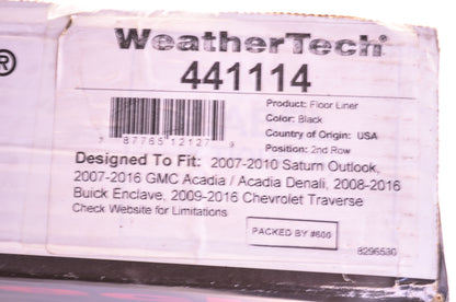 WeatherTech 441114 Floorliner NOS