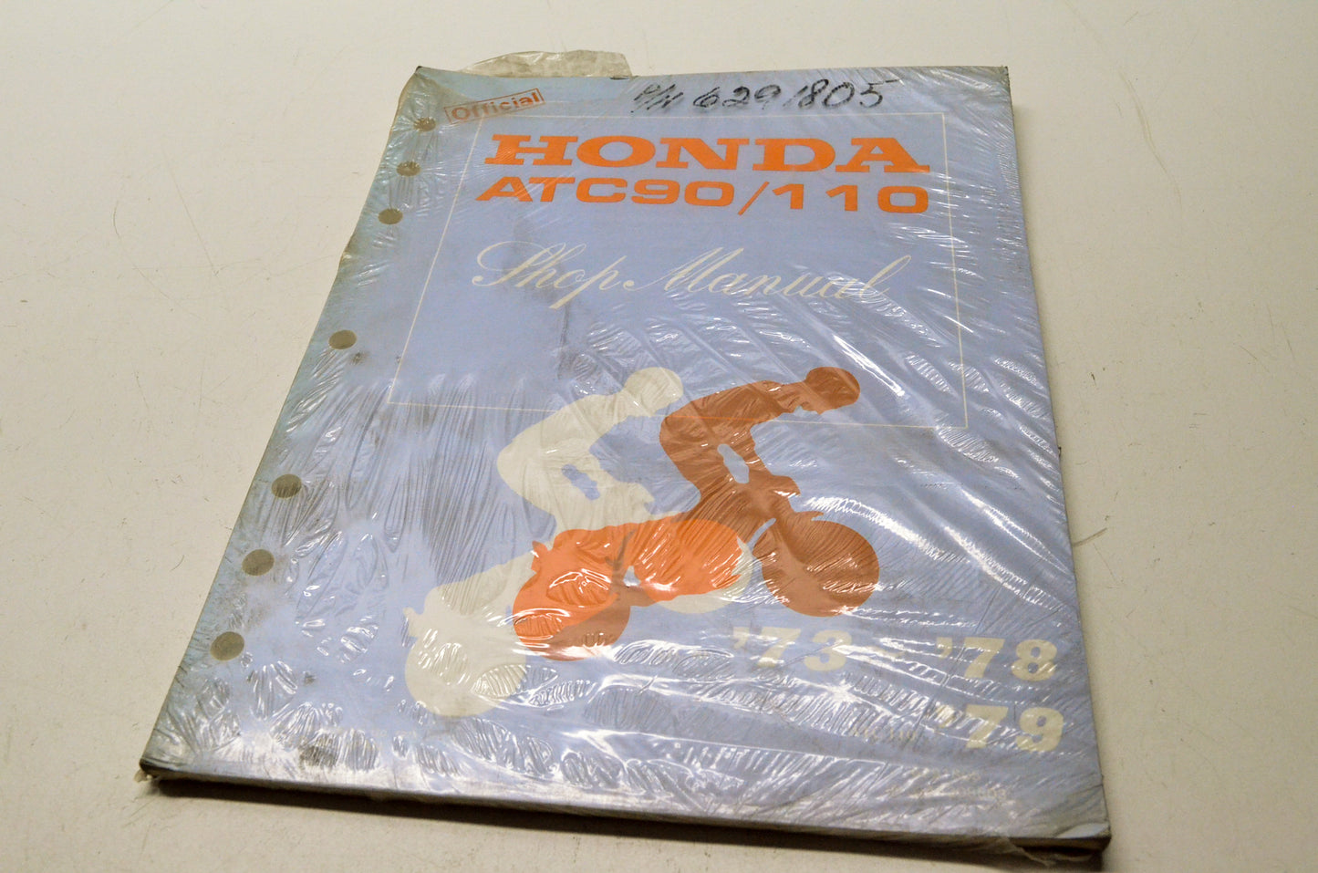 OEM Honda 6291805 1973-78 ATC 90 1979 ATC 110 Shop Manual NOS