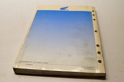 OEM Honda 61MM803 1987-90 VT1100C Shadow Service Manual