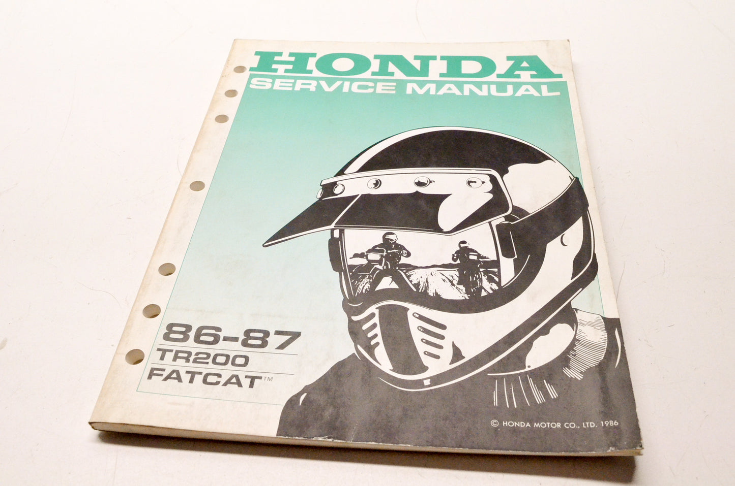 OEM Honda 61HB701 1986-87 TR200 FatCat Service Manual