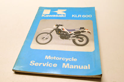 OEM Kawasaki 99924-1050-01 KLR600 Motorcycle Service Manual