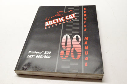 OEM Arctic Cat 2255-722 1998 Pantera 800 ZRT 600/800 Service Manual