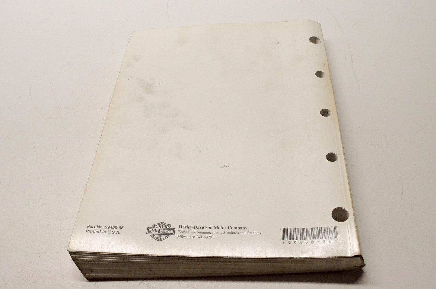 OEM Harley-Davidson 99450-96 1995-96 1340 Parts Catalog