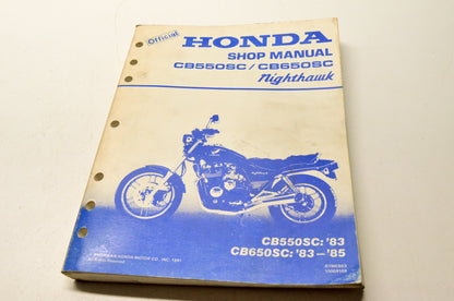OEM Honda 61ME503 1983 CB550SC 83-85 CB650SC Nighthawk Shop Manual