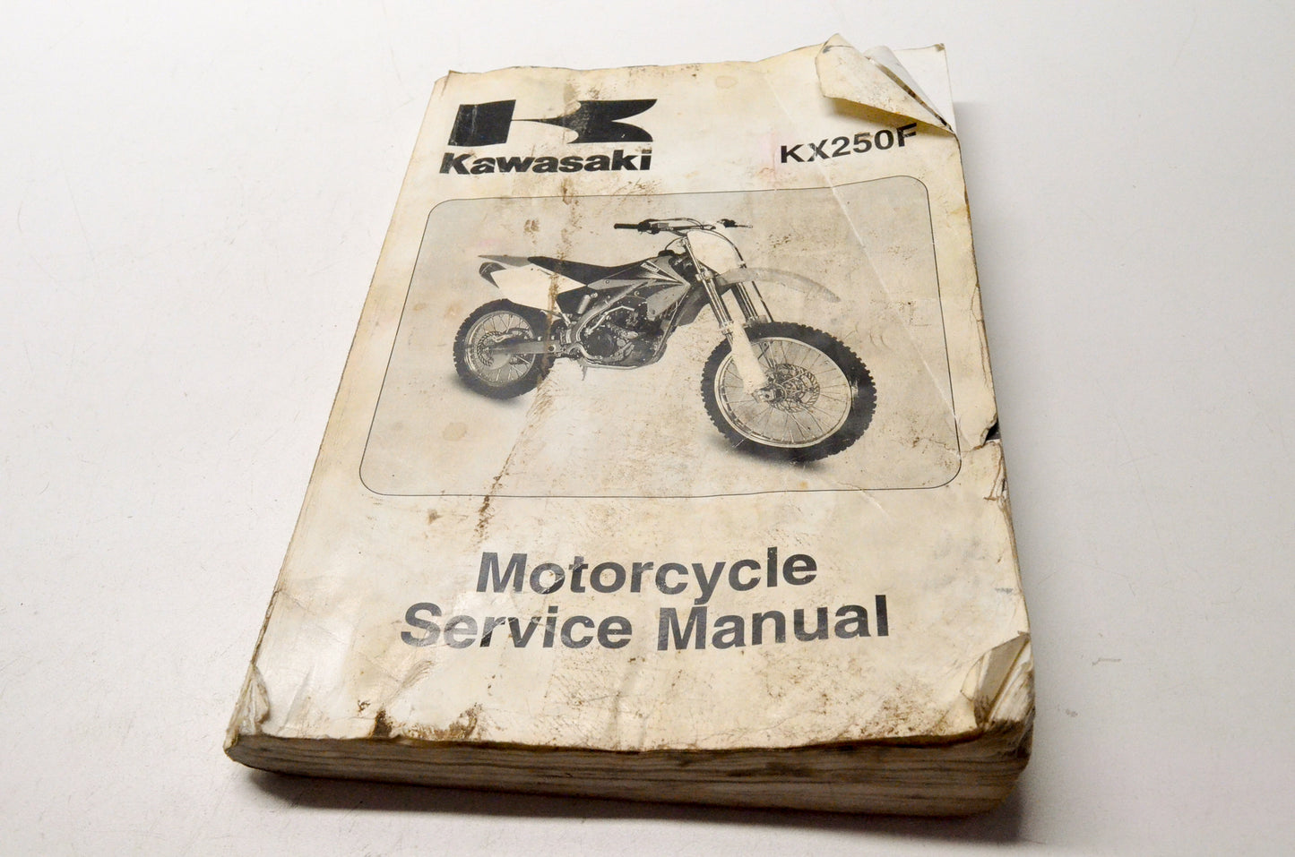 OEM Kawasaki 99924-1324-03 KX250F Motorcycle Service Manual