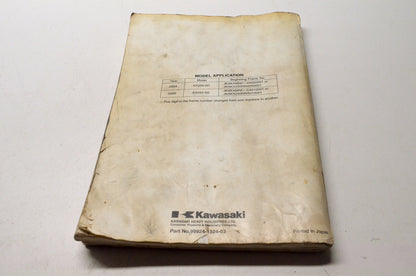 OEM Kawasaki 99924-1324-03 KX250F Motorcycle Service Manual