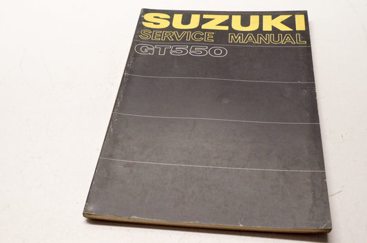 OEM Suzuki SR-3400 GT550 Service Manual
