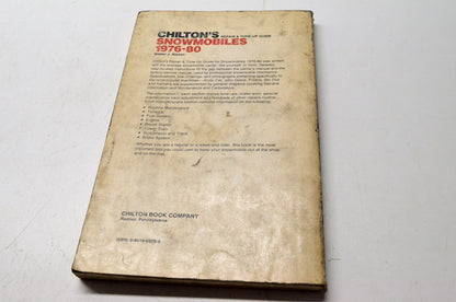 Chilton's 0-8019-6978-6 Snowmobiles 1976-80 Repair & Tune-Up Guide