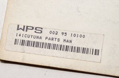 Cuyuna Engines 002-95-10100 Parts Manual