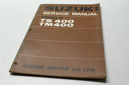 OEM Suzuki SR-3200 Model TS400 TM400 Service Manual