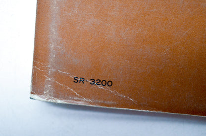 OEM Suzuki SR-3200 Model TS400 TM400 Service Manual