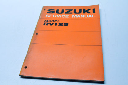 OEM Suzuki SR-2730 Model RV125 Service Manual