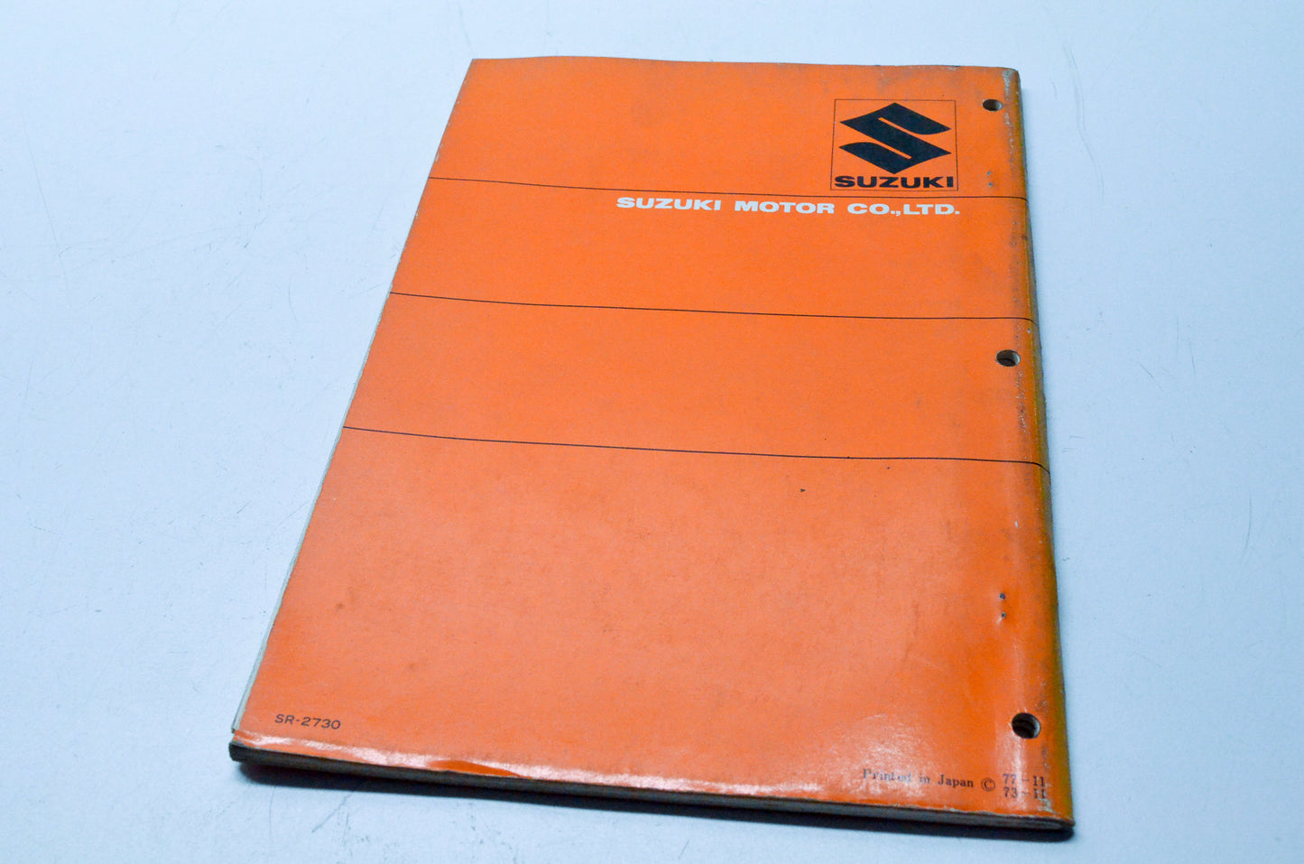 OEM Suzuki SR-2730 Model RV125 Service Manual