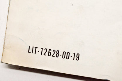 OEM Yamaha LIT-12628-00-19 SRX440C Snowmobile Owner's Service Manual