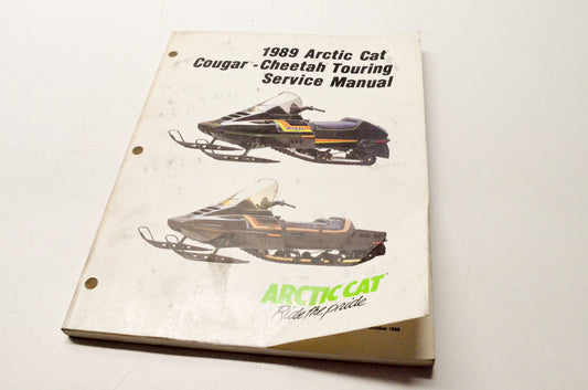 OEM Arctic Cat 2254-498 1989 Cougar Cheetah Touring Service Manual