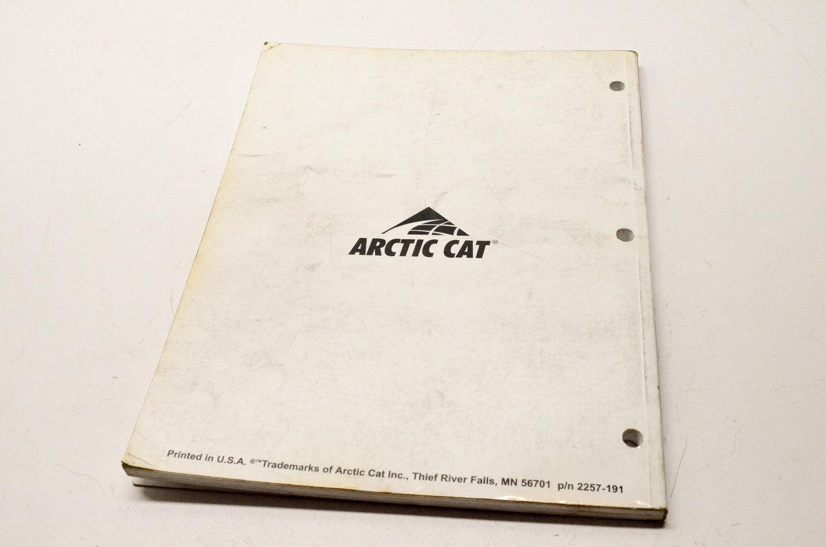 OEM Arctic Cat 2257-191 Y-6 Youth ATV Service Manual