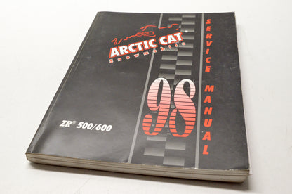 OEM Arctic Cat 2255-724 1998 ZR 500 600 Snowmobile Service Manual