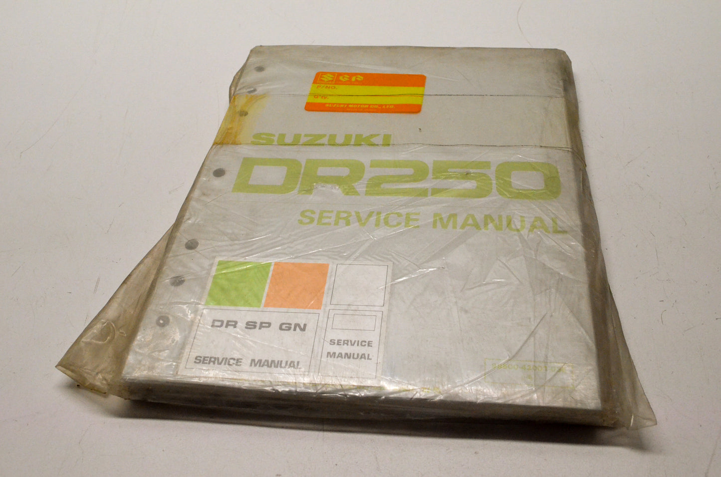 OEM Suzuki 99500-42001-03E DR250 Service Manual NOS