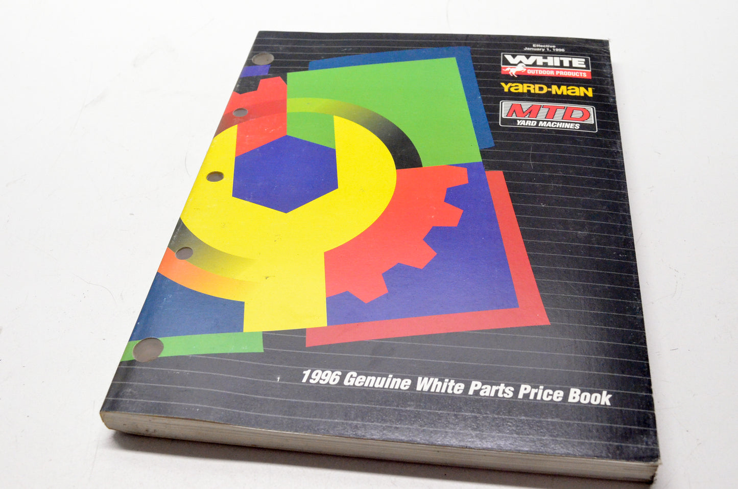 White Outdoor Products 770-8856L 1996 Genuine White Parts Price Book