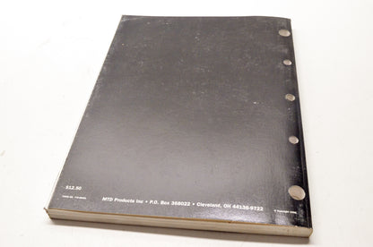 White Outdoor Products 770-8856L 1996 Genuine White Parts Price Book
