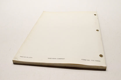 Yard-Man 770-7990G Technical Service Handbook Vol IV NOS