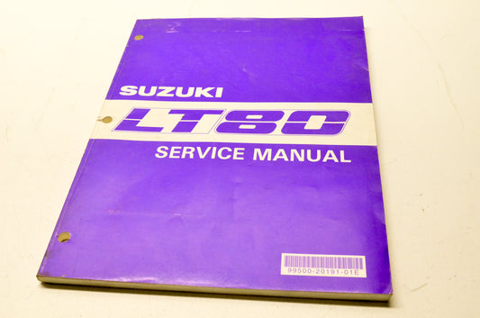 OEM Suzuki 99500-20191-01E LT80 Service Manual