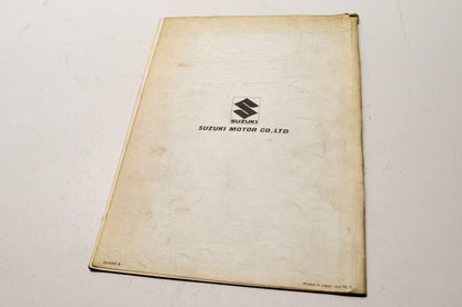 OEM Suzuki ED-6000 GS400 Technical Information