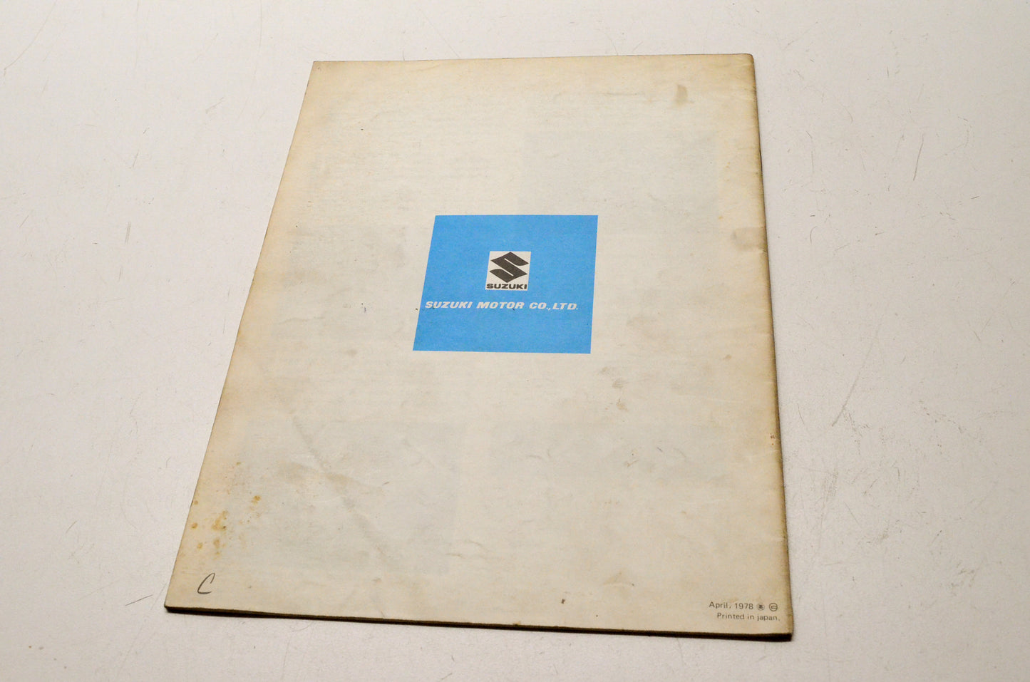 OEM Suzuki TS 185 250 Emission Control Supplement Basic Service Manual