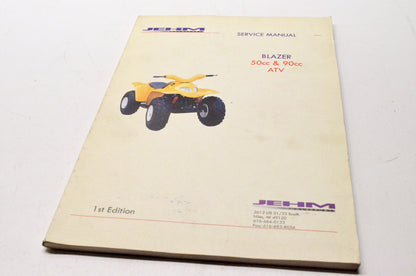 Jehm Blazer 50cc & 90cc ATV Service Manual 1st Edition