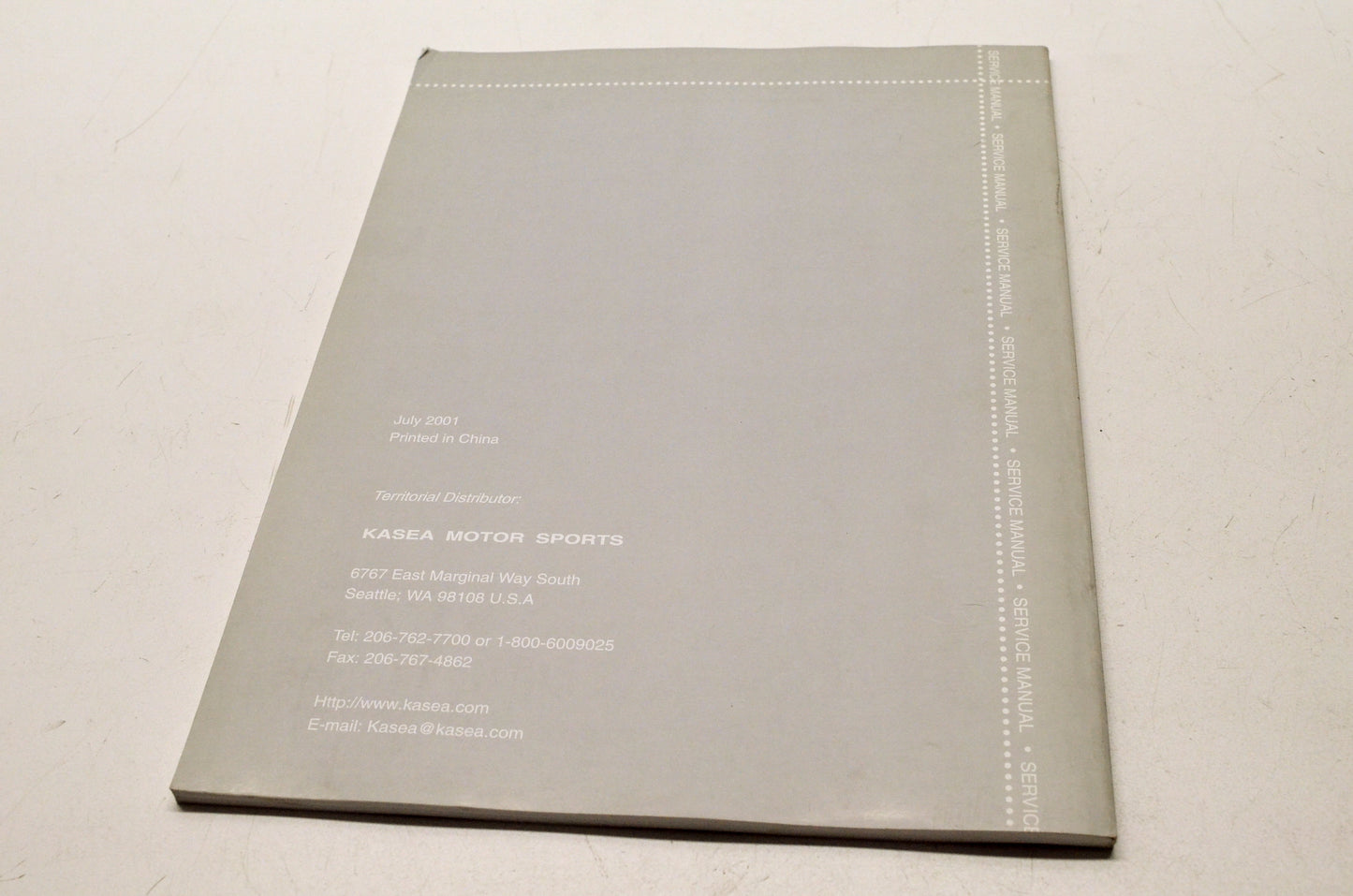 Kasea KS-90 KS-125 Service Manual NOS