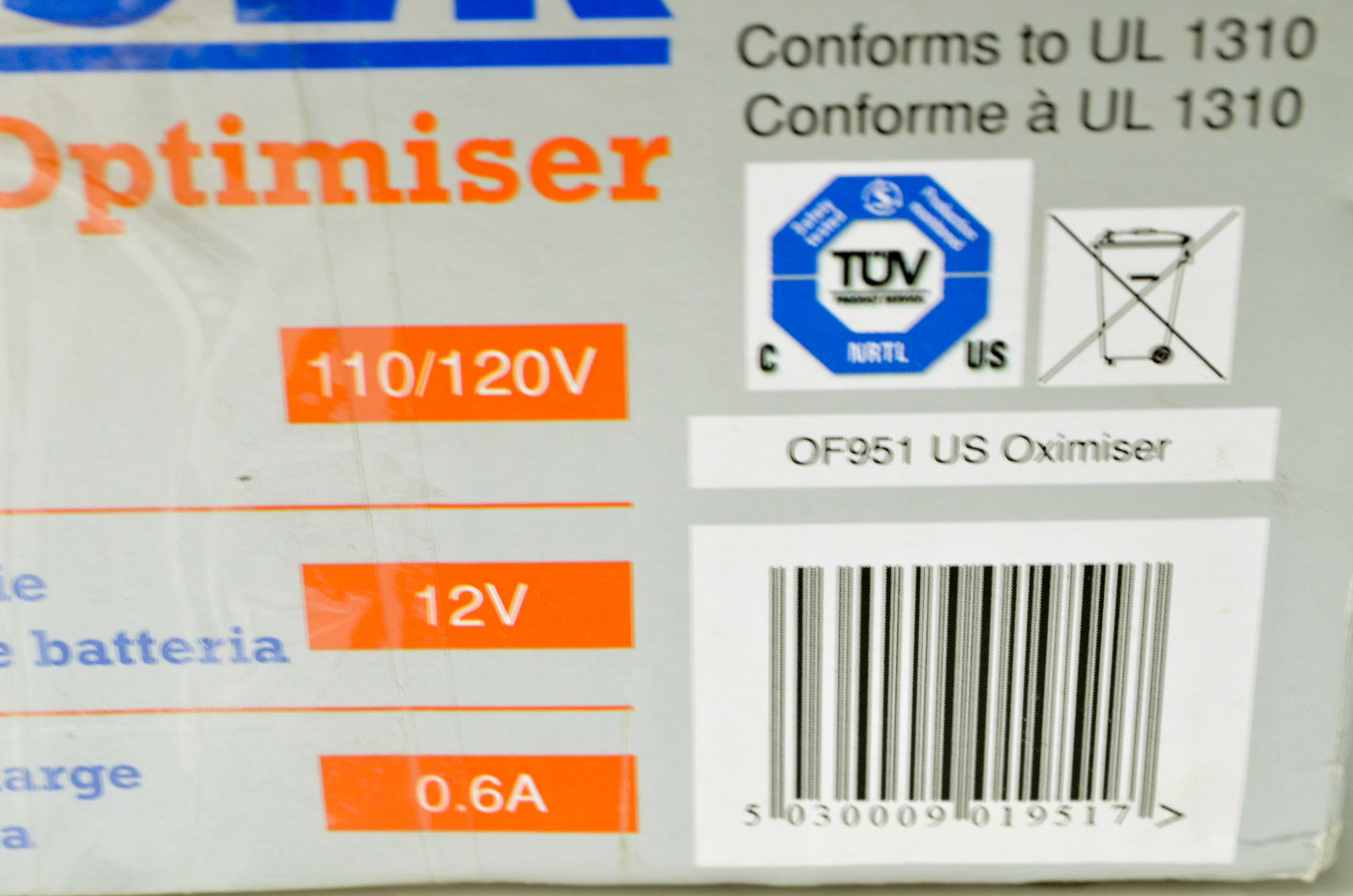 Oxford OF951 Essential Battery Optimiser NOS