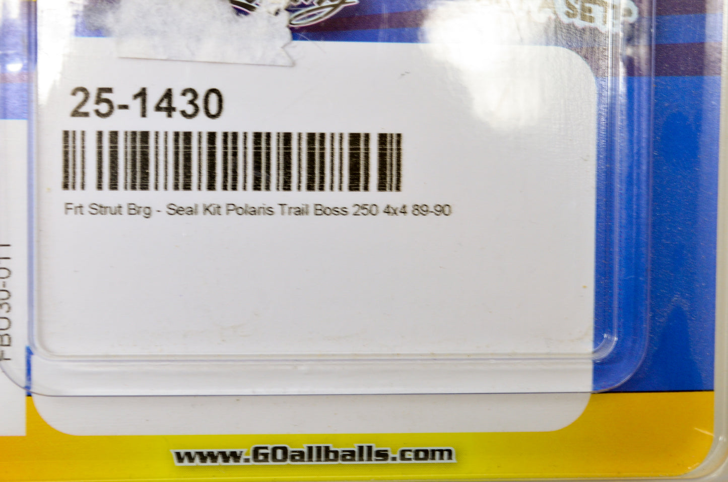 All Balls 25-1430, FBU30-01T Front Strut Bearing & Seal Kit NOS