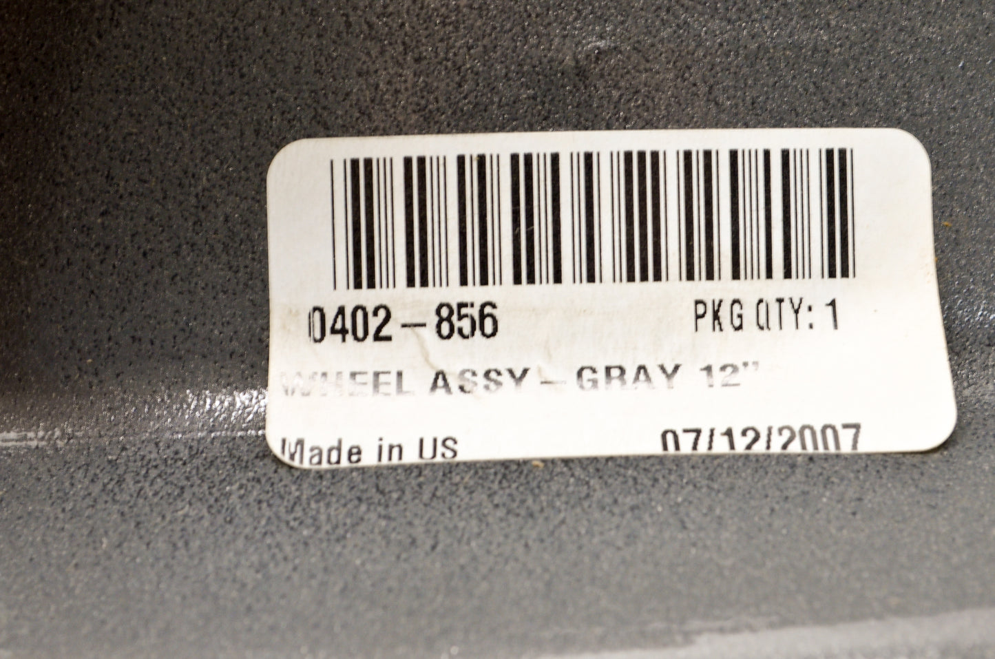 OEM Arctic Cat 0402-856 Gray 12" Wheel Rim NOS