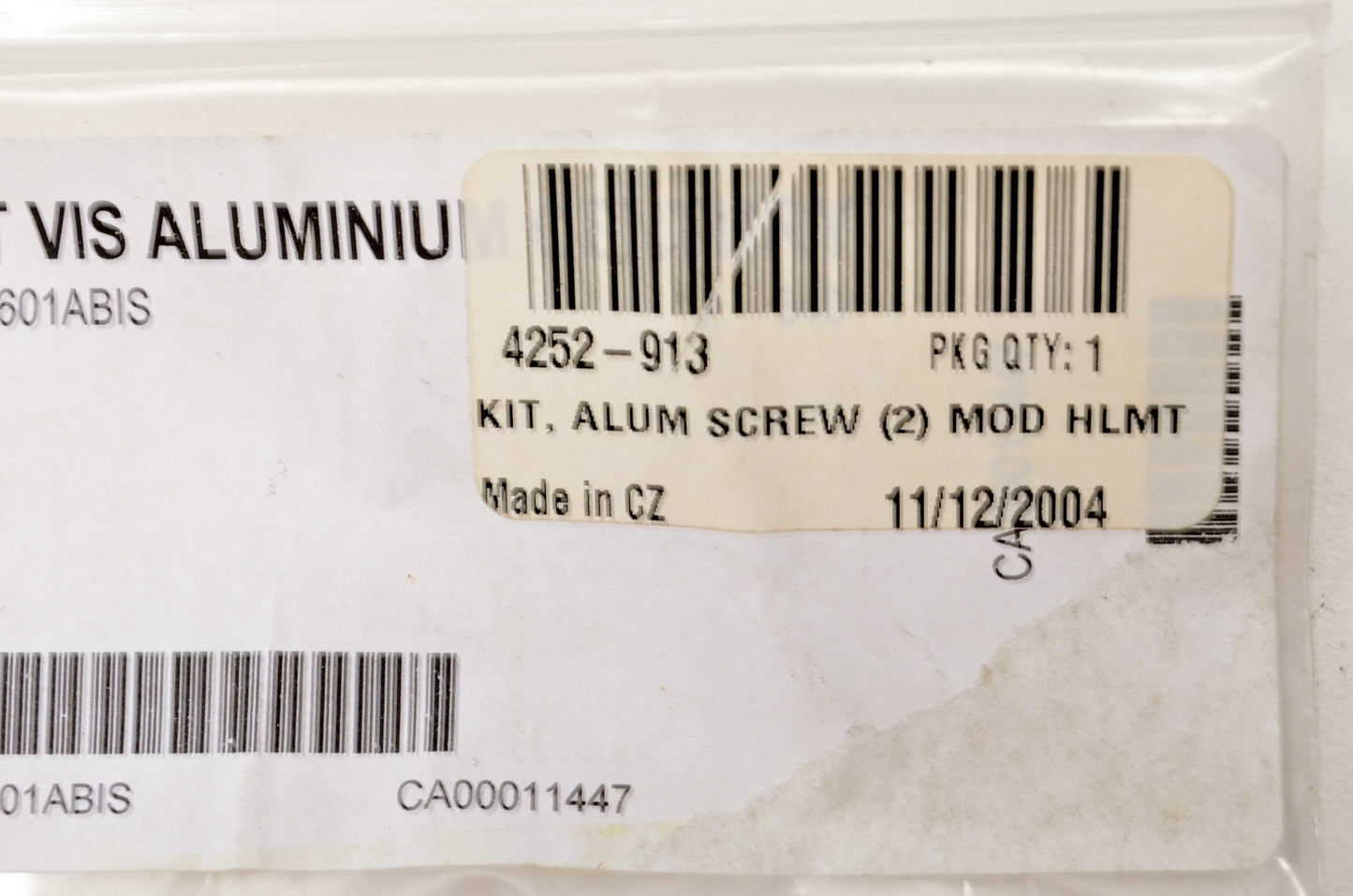 OEM Arctic Cat 4252-913 Aluminum Screw Helmet Kit NOS