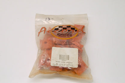 Accord Racing P97024 Orange 1 1/4" Nylon Backer Plates Qty 24 NOS