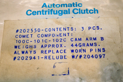 Comet 202550 Cam Arm B Kit NOS