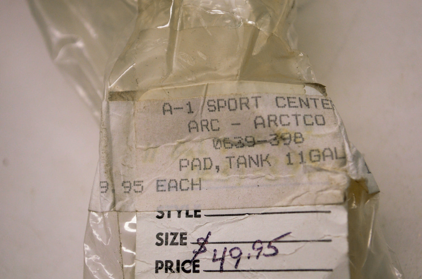 OEM Arctic Cat 0639-398 Tank Pad NOS