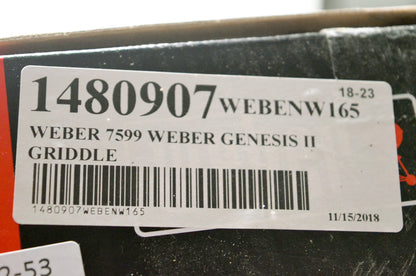 Weber 7599 Genesis II Griddle NOS