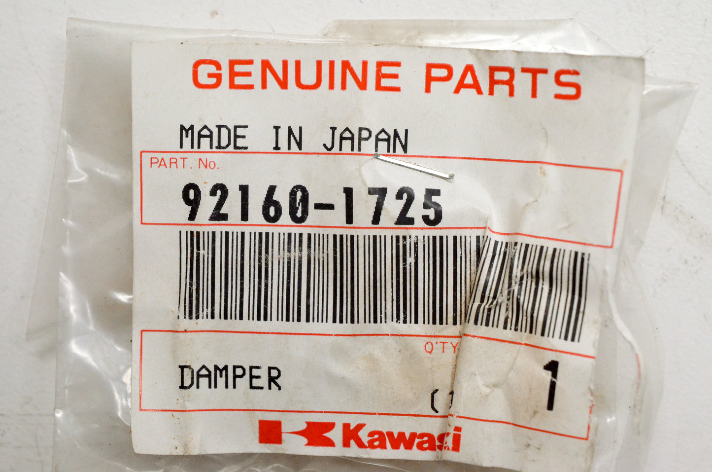 OEM Kawasaki 92160-1725 Damper NOS