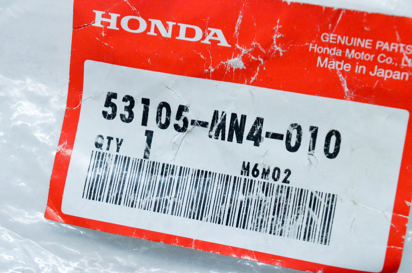 OEM Honda 53105-MN4-010 Handle Bar End Weight NOS