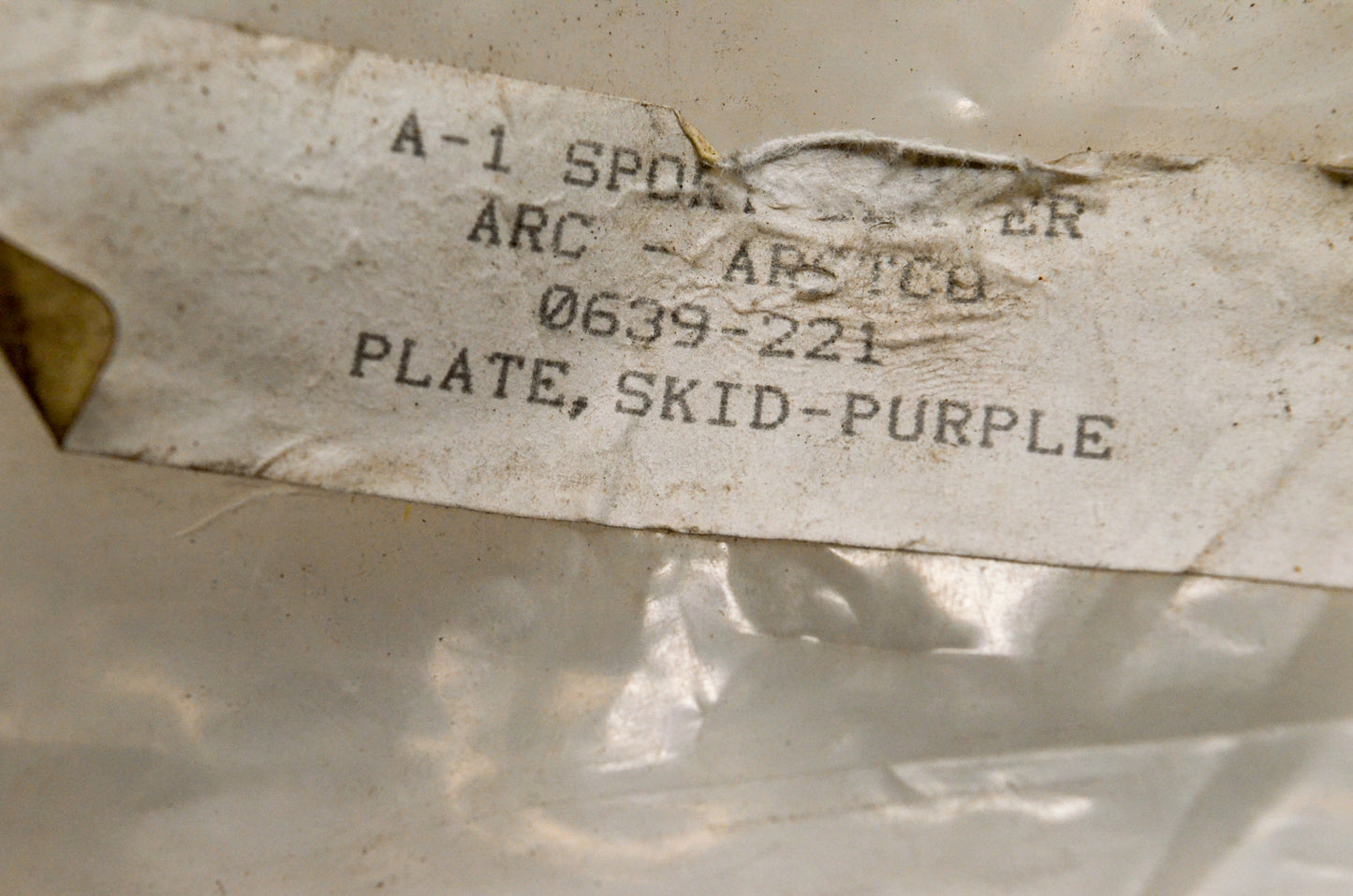 OEM Arctic Cat 0639-221 HoleShot Purple Skid Plate NOS