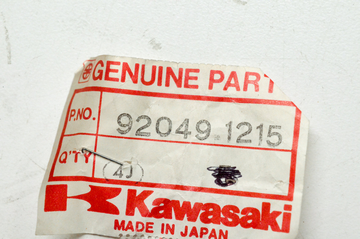 OEM Kawasaki 92049-1215 Oil Seal NOS