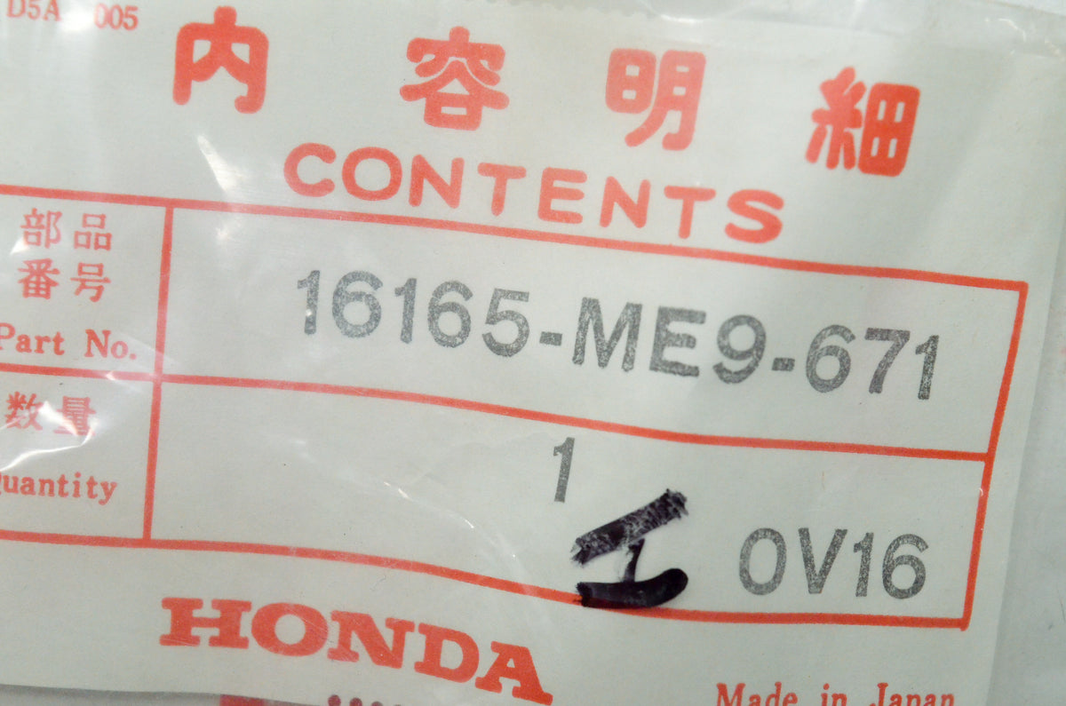 OEM Honda 16165-ME9-671 Carburetor Needle Jet Holder NOS