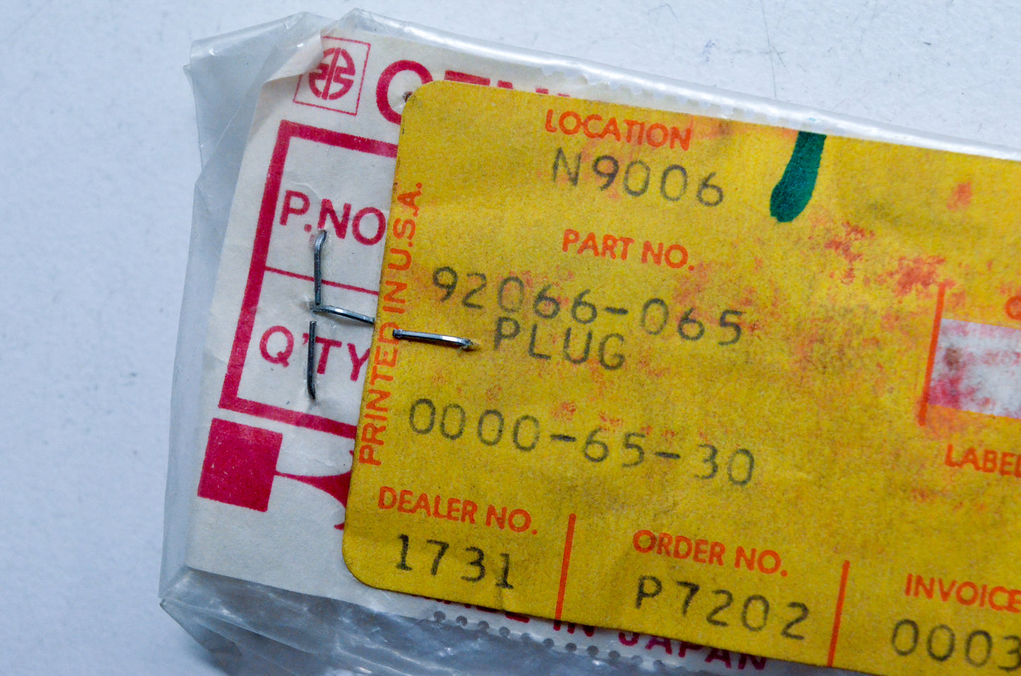 OEM Kawasaki 92066-065 Plug NOS