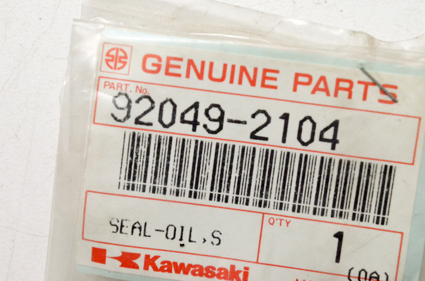 New OEM Kawasaki 92049-2104 Bottom End Oil Seal NOS