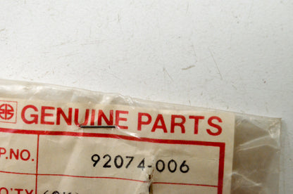 OEM Kawasaki 92074-006 Rear Fender Rubber Plug NOS