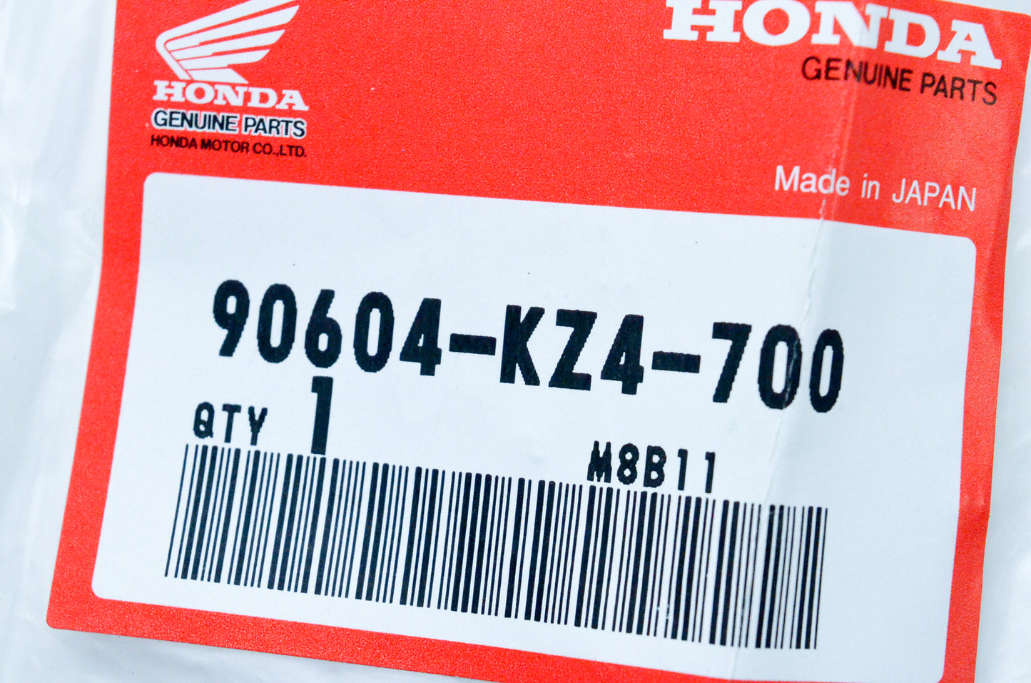 OEM Honda 90604-KZ4-700 4mm Lock Pin NOS